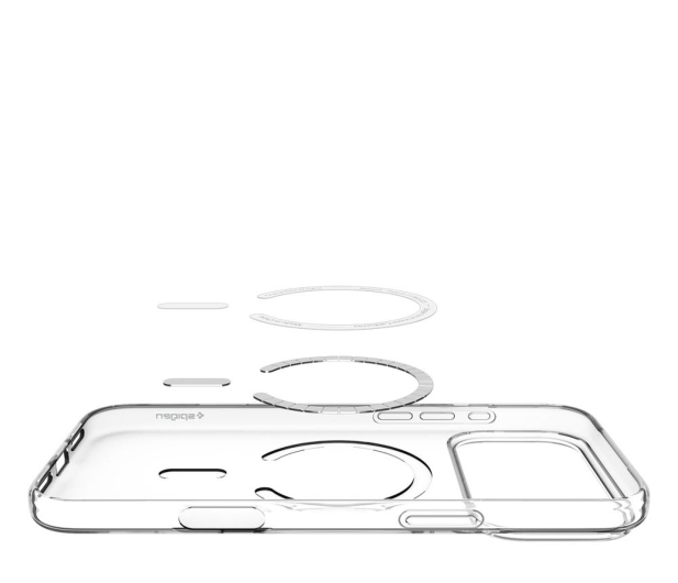 SPIGEN Liquid Crystal Mag Magsafe do Iphone 17 Pro Max Clear/White 8800283315264 - 1359838 - zdjęcie 5